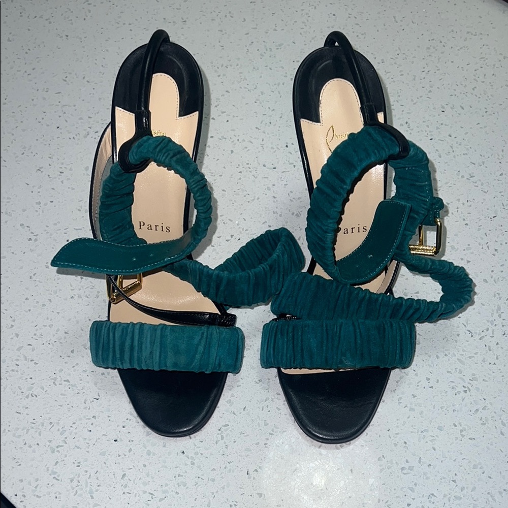 Christian Louboutin Wrap Around the Ankle Heels